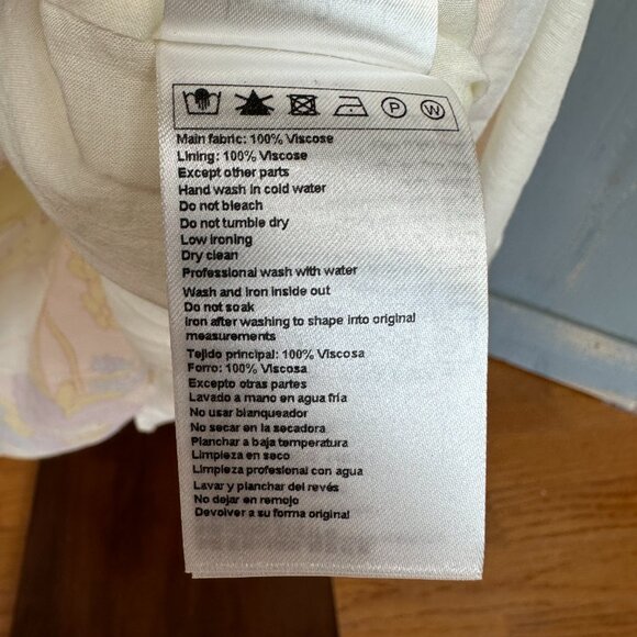 Ba&sh Noma On/Off Shoulder Maxi Dress Nude Sz 4 NWOT - Picture 12 of 16